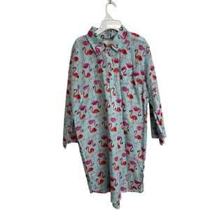 Women's Mud Pie Flamingo Tunic‎ Size L NWT